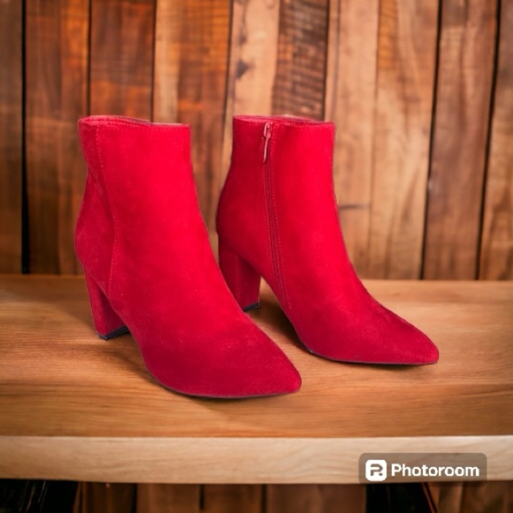 DREAM PAIRS Size 8 High Heel Ankle Booties